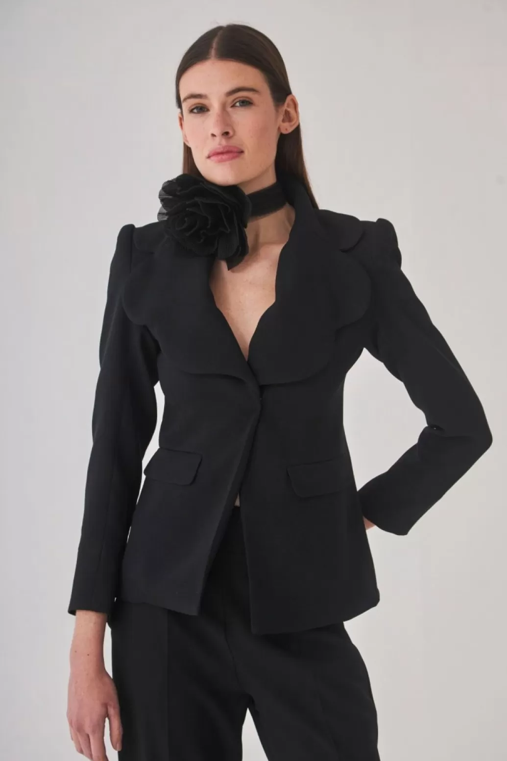 Coosy CHAQUETA SASTRE NEGRO