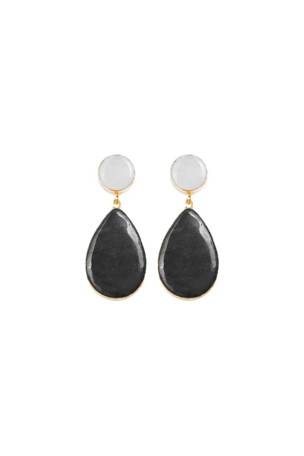 Coosy PENDIENTES CAROLA NEGRO