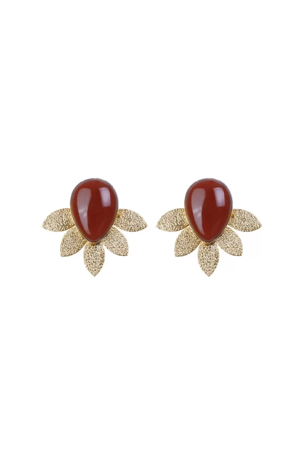 Coosy PENDIENTES CELESTE ROJO