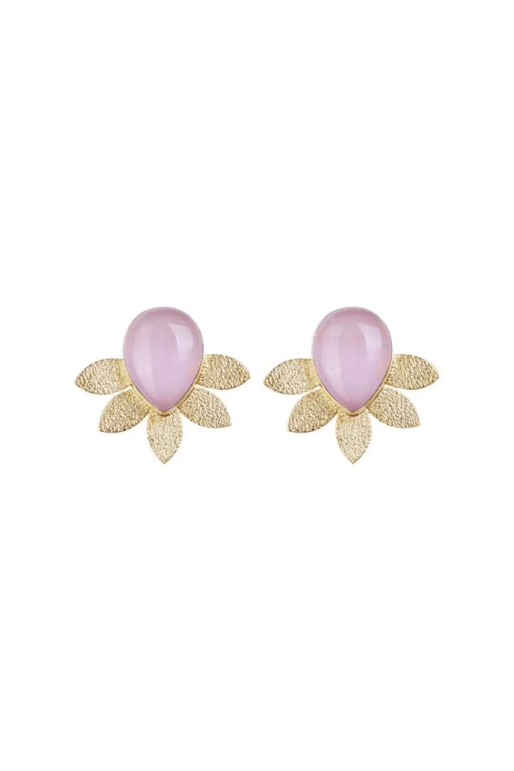 Coosy PENDIENTES CELESTE ROSA