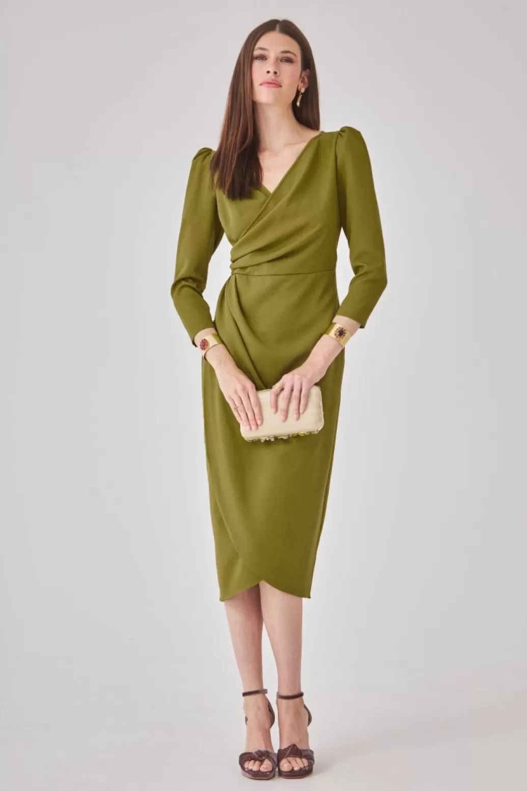 Coosy Vestido Alma Verde Oliva |