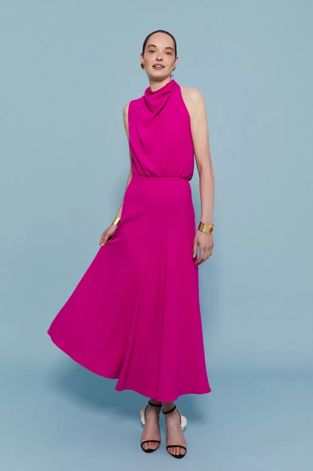 Coosy VESTIDO CRISTINA MAGENTA