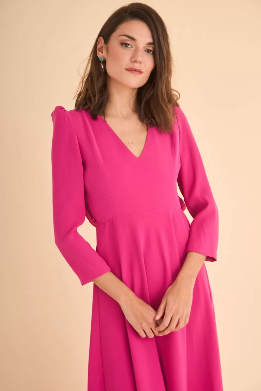 Coosy VESTIDO FIORE MB FUCSIA