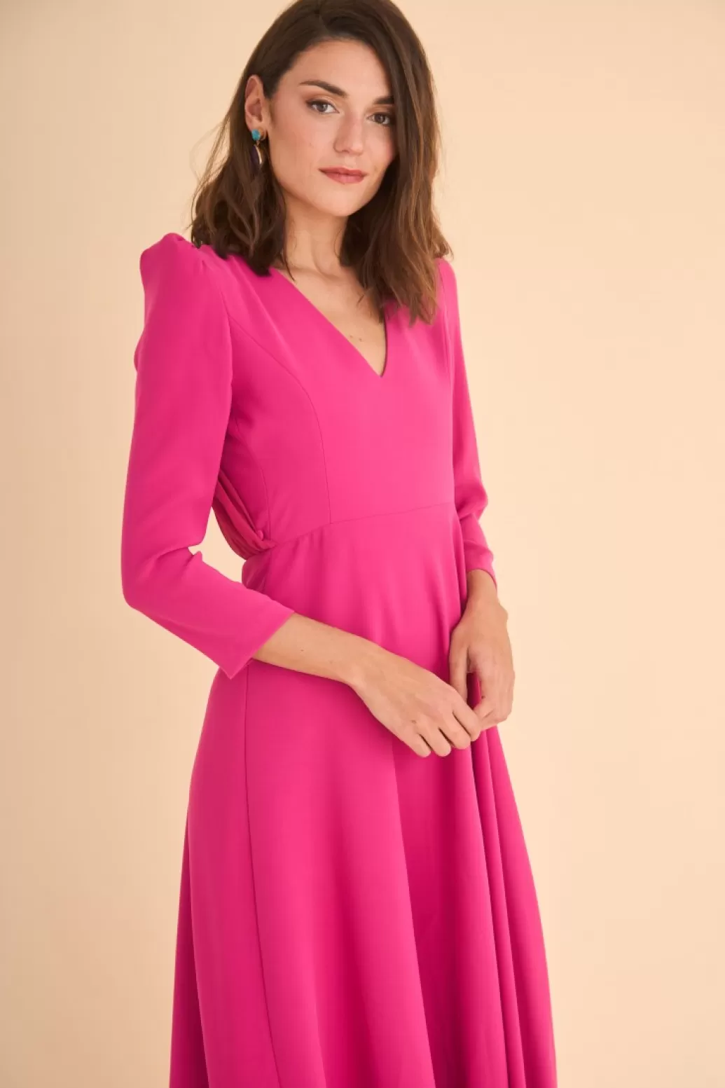 Coosy VESTIDO FIORE MB FUCSIA