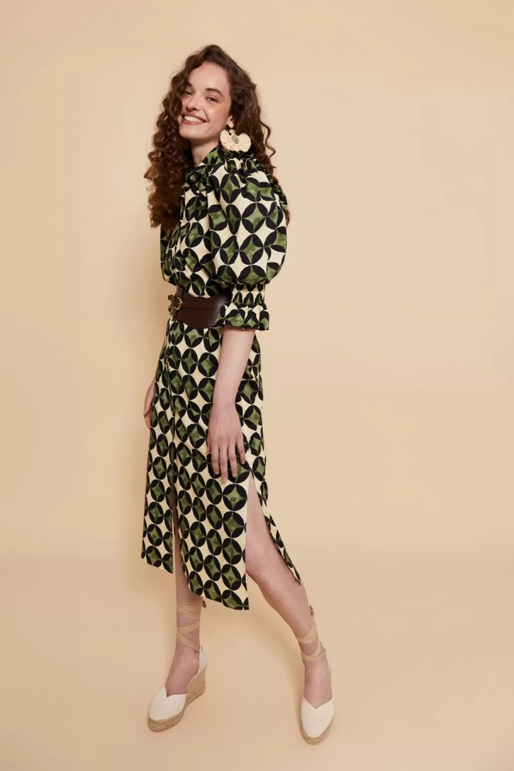 Coosy VESTIDO NATURE VERDE